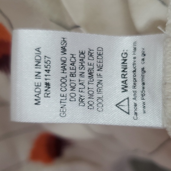 THML Flutter Sleeve Button Up Striped With Embroidery Size Small - Picture 9 of 10